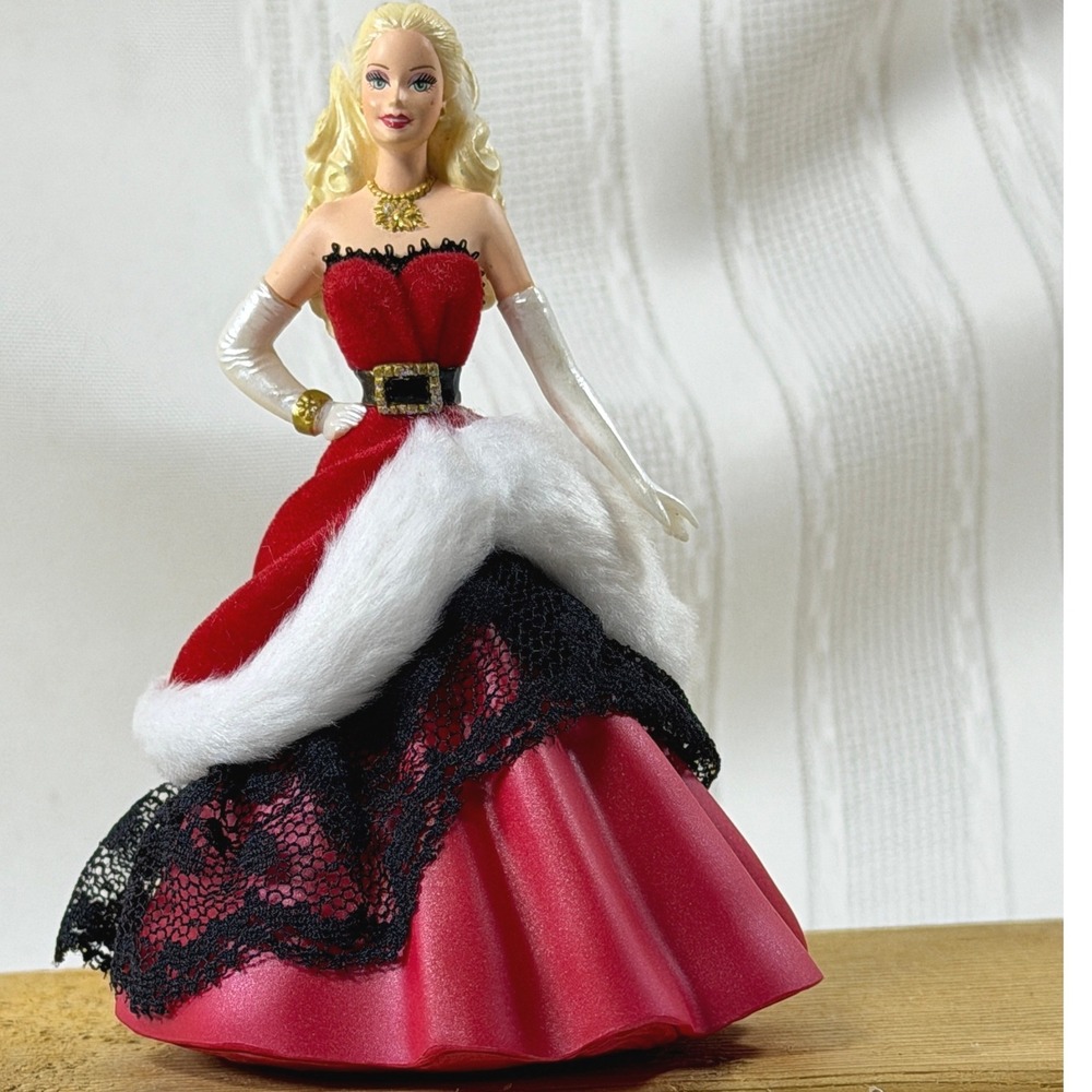 Hallmark Keepsake Celebration Barbie Ornament 2007 Special Edition Holiday Red